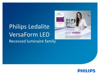 Philips Ledalite VersaForm LED Recessed luminaire family