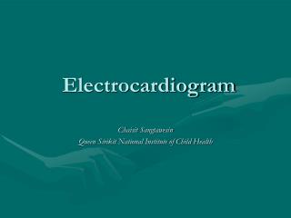 Electrocardiogram