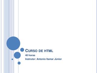 Curso de html