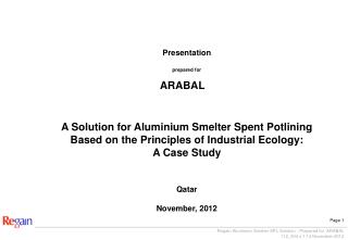 Presentation prepared for ARABAL   
