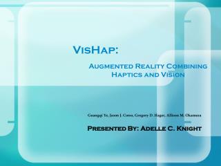 VisHap:
