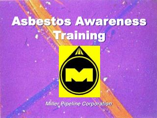 Asbestos Awareness Training