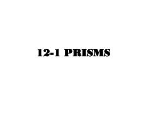 12-1 PRISMS