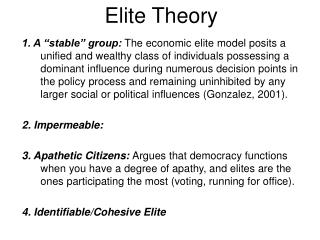 theory elite