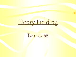 Henry Fielding