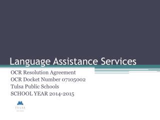 Language Assistance Services