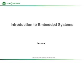 Introduction to Embedded Systems
