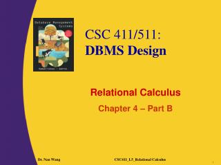 Relational Calculus Chapter 4 – Part B