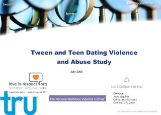 Tween and Teen Dating Violence and Abuse Study