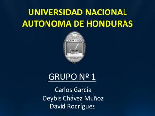 UNIVERSIDAD NACIONAL AUTONOMA DE HONDURAS