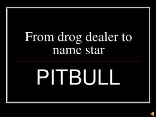 From drog dealer to name star