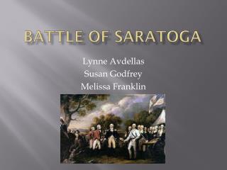 Battle of Saratoga