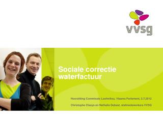 Sociale correctie waterfactuur
