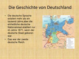 Die Geschichte von Deutschland