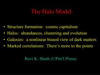 The Halo Model