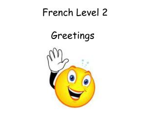 French Level 2