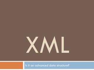 XML