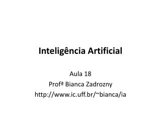 Inteligência Artificial