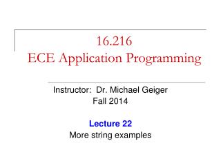 16.216 ECE Application Programming