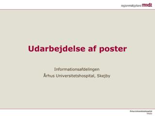 Udarbejdelse af poster