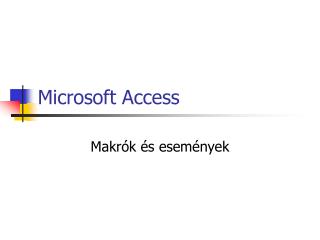 Microsoft Access