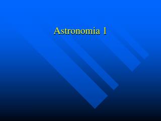 Astronomia 1