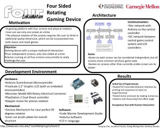 Four Sided Rotating Gaming Device