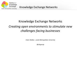 Knowledge Exchange Networks