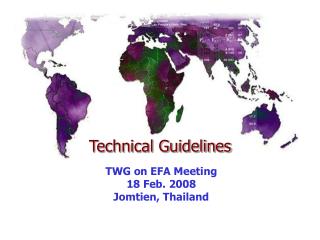 Technical Guidelines