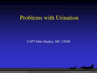 Problems with Urination