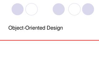Object-Oriented Design