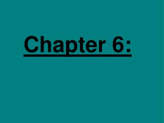 Chapter 6: