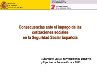 Consecuencias ante el impago de las cotizaciones sociales en la Seguridad Social Española