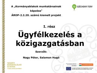 Szerzők: Nagy Péter, Salamon Hugó