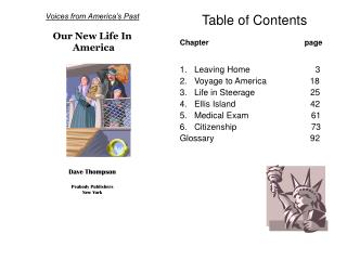 Voices from America’s Past Our New Life In America Dave Thompson Peabody Publishers New York