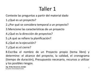 Taller 1