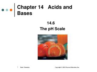Chapter 14 Acids and Bases