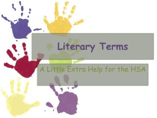 Literary Terms