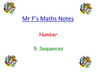 Mr F’s Maths Notes