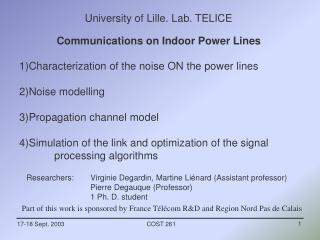 Part of this work is sponsored by France Télécom R&amp;D and Region Nord Pas de Calais