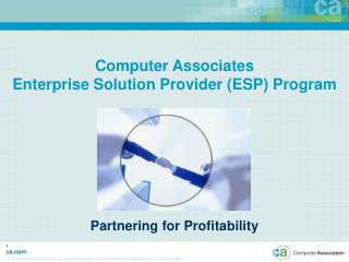 Computer Associates Enterprise Solution Provider (ESP) Program