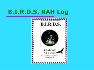 B.I.R.D.S. RAH Log