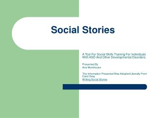 Social Stories