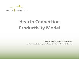 Hearth Connection Productivity Model