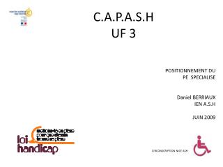 C.A.P.A.S.H UF 3