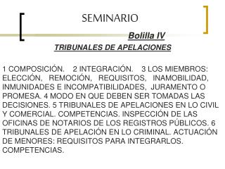 SEMINARIO