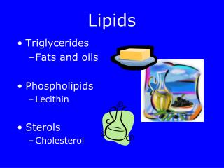 Lipids