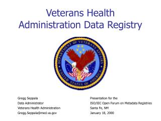 Veterans Health Administration Data Registry