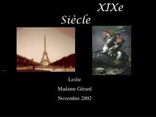 XIXe Siècle