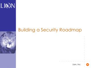 Building a Security Roadmap